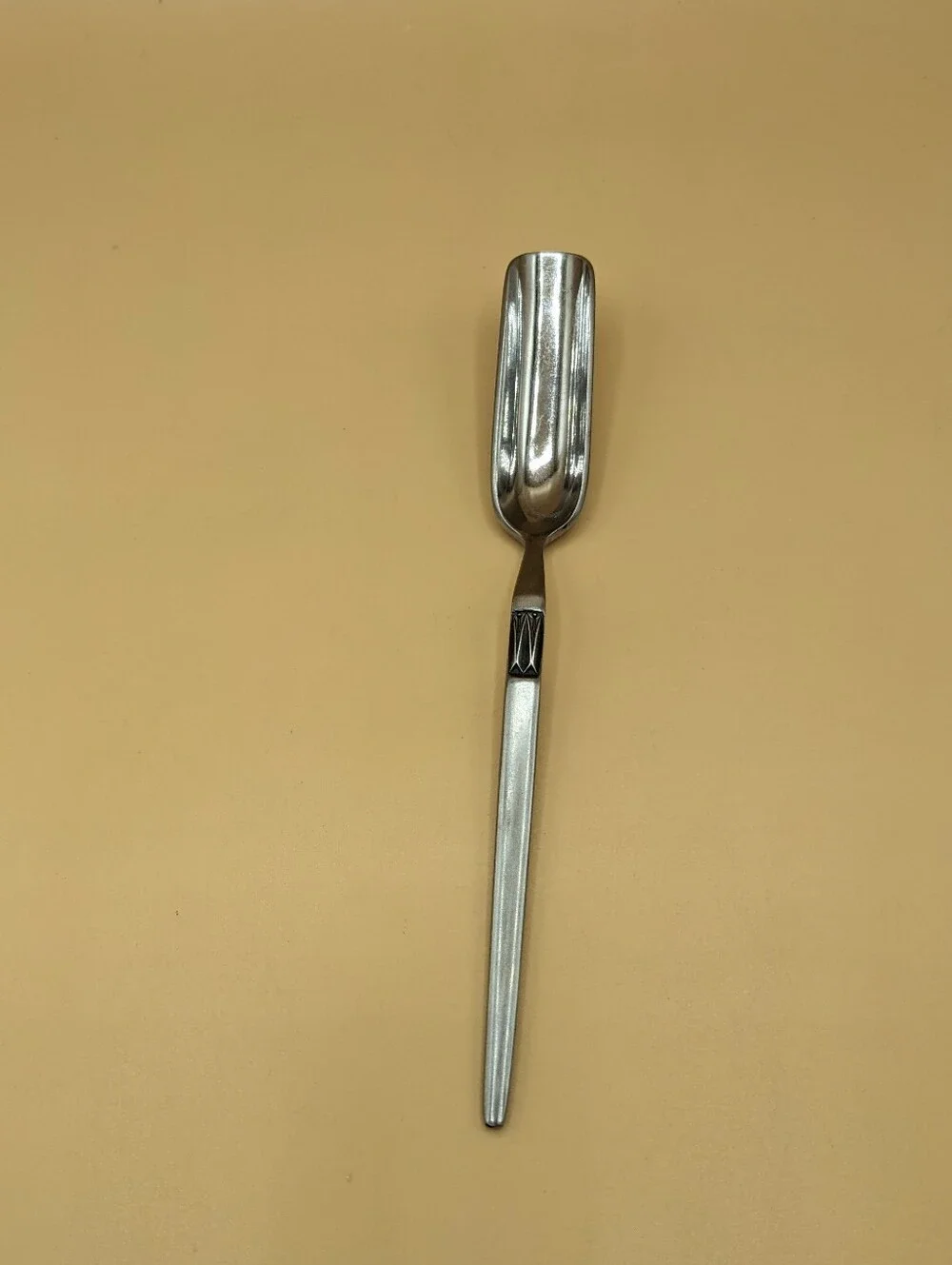 Vintage Solid Cheese Scoop Stainless Steel Japan 7.6